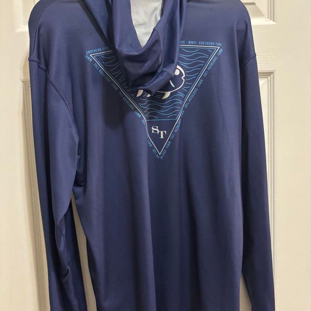 Southern-tide Men's Navy and Blue Shirt